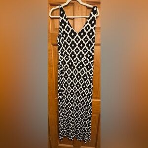 INC - Maxi Dress Black/White size XXL